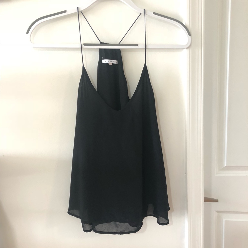 Fabrik Black layered cami